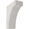 Ekena Millwork 3 1/2"W x 8"D x 10"H Clarksville Wood Vintage Decor Bracket, Chalk Dust White BKTWD04X08X10CVWH - alternate 1